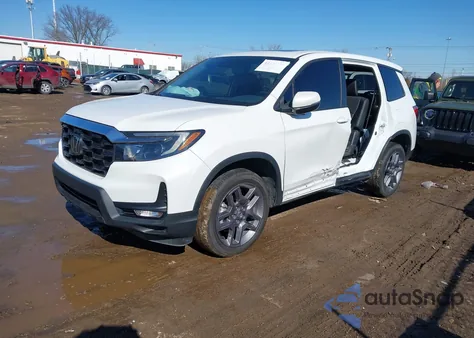 2022 Honda Passport Awd Ex-L z USA, uszkodzony, nr VIN 5FNYF8H50NB031810